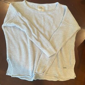 Hollister White/Grey sweater